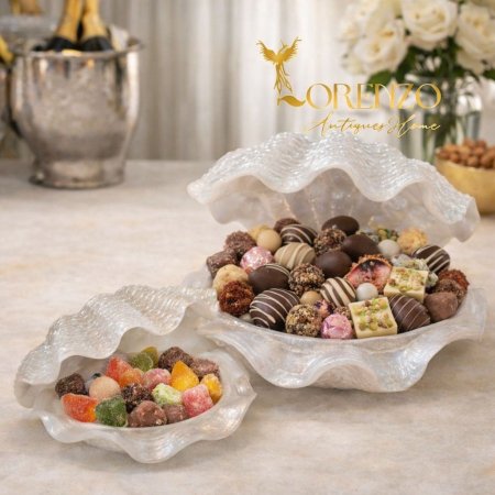 جاط فواكه - ديكور شكل صدفة ريزن