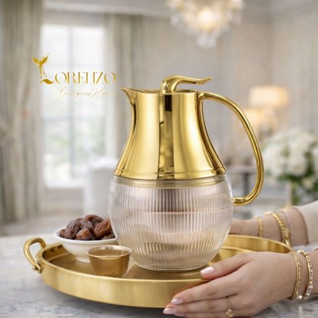 تيرموس قهوة .. تيرموس شاي .. براد قهوة .. براد شاي شفاف - 1 لتر