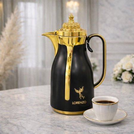 تيرموس قهوة 1 لتر أسود