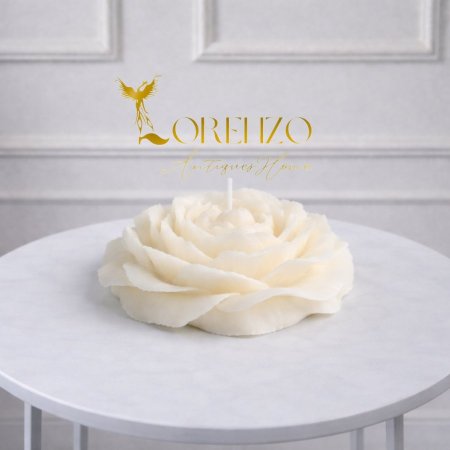 شمعة معطرة شكل وردة