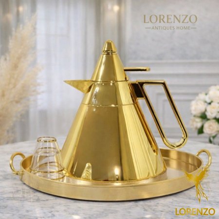 تيرموس قهوة هرم (ذهبي)