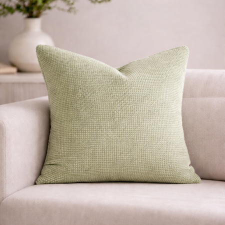 طقم قطعتين وجه قرنة مربعّة فخمة – لون أخضر فاتح