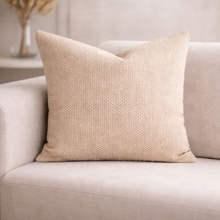 طقم قطعتين وجه قرنة مربعّة فخمة – لون بيج فاتح