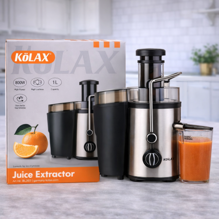 عصّارة فواكه كهربائية KÖLAX – سعة 1 لتر | 800 واط