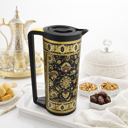 ترمس ضيافة فاخر مزخرف — تصميم شرقي أنيق