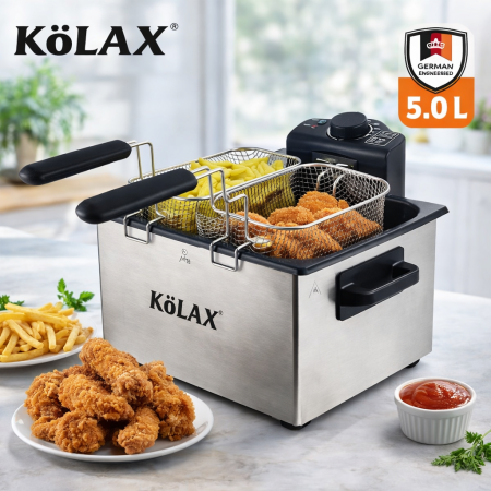 قلاية زيت كهربائية  KÖLAX Deep Fryer – سعة 5.0 لتر