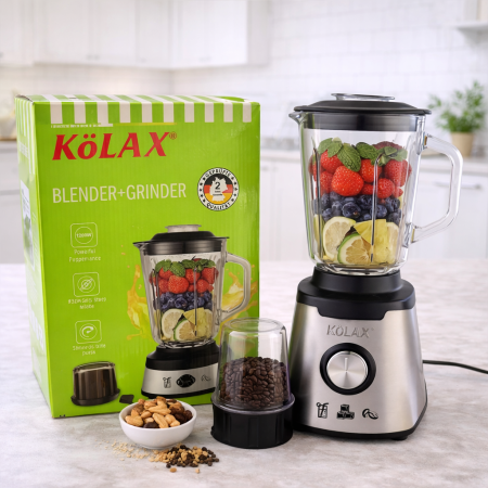 خلاط مع مطحنة KÖLAX – Blender + Grinder (1200 واط)