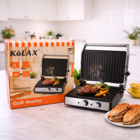 شواية كهربائية KÖLAX Grill Master – بدون دخان (2000 واط)