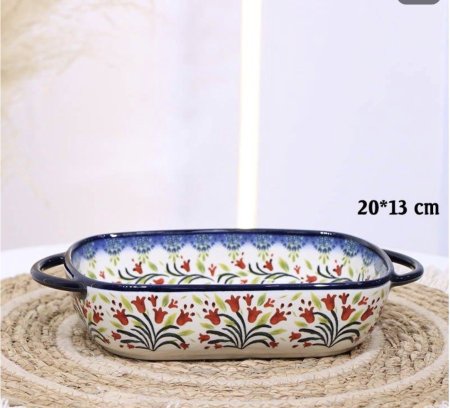 بايركس بورسلان خزف 20*13سم اطار كحلي