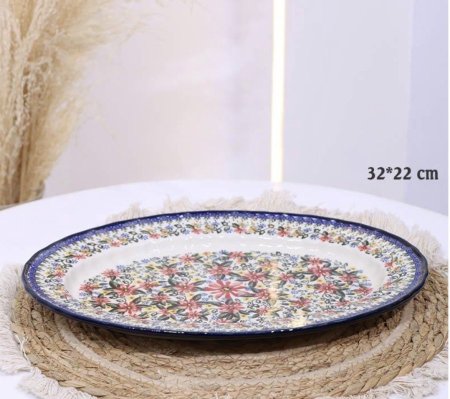 جاط جور بورسلان خزف 32*22سم اطار كحلي