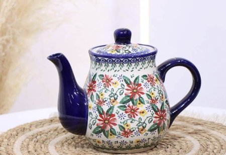 ابريق شاي بورسلان خزف 13 سم