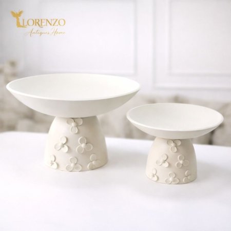 ستاند ضيافة ديكور بيج مُجسّدةً جوهر الأزهار الرقيقة في كل انحناءة