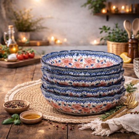 جاط بورسلان خزف 21سم شكل ورجة B199-85