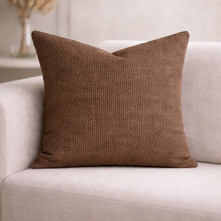 طقم قطعتين وجه قرنة مربعّة فخمة – لون موكا