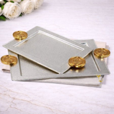 طقم صواني ستانلس ستيل  25x36cm & 30x43cm