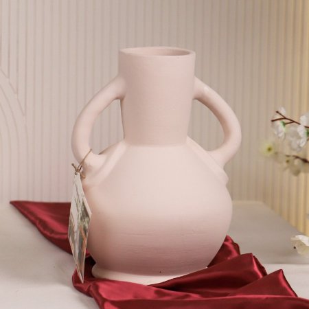 فازة سيراميك هندي اوف وايت بيدين 34 سمI94449-WT