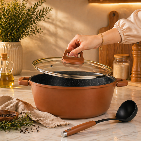 طنجرة تيفال 40 سم DUX ثقيل – موديل YSH8940