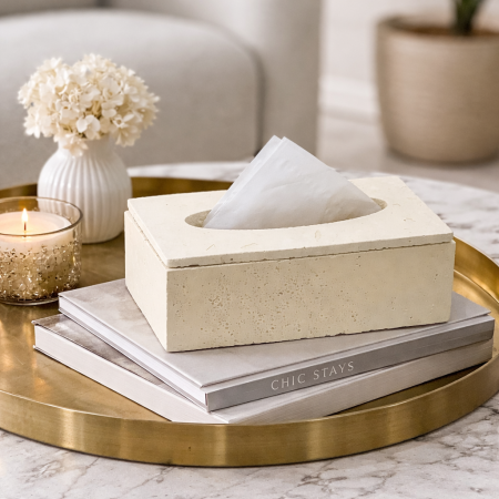 علبة محارم مناديل فاخرة بتصميم أنيق – لمسة ديكور راقية