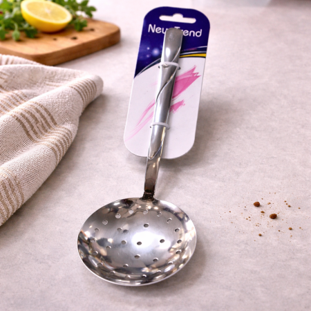 كفكير ملعقة تصفية (مغرفة مثقبة) – عملية وأنيقة مع تغليف جاهز