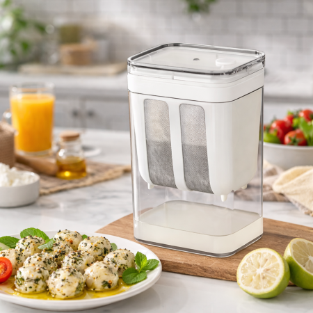 صانعة اللبنة المنزلية مع فلتر تصفية — سعة 1100 مل