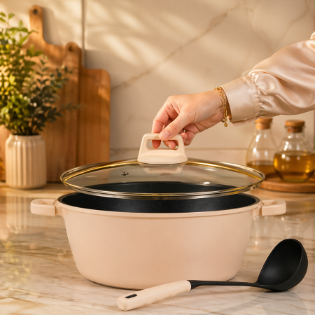 طنجرة تيفال 40 سم DUX ثقيل – موديل YSH8940