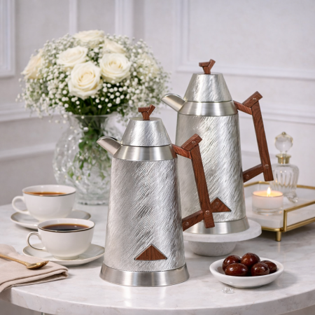 طقم ترامس فاخر بمقبض خشبي (قطعتين) 450458 لالوزا