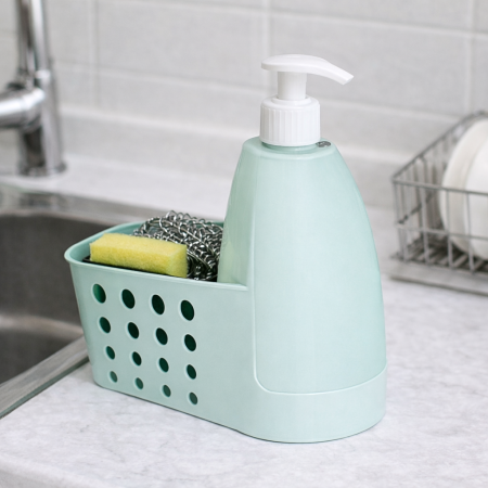 علبة صابون سائل مع موزّع – تصميم عملي للمطبخ والحمام