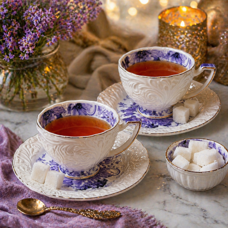 طقم 6 فناجين شاي “أمسيات الياسمين” 6-2