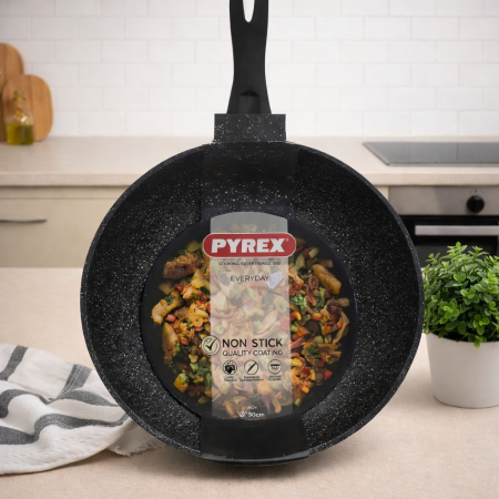 ووك مقلاة صاجية عميقة غير لاصقة – تصميم عملي وأداء احترافي 30 سم