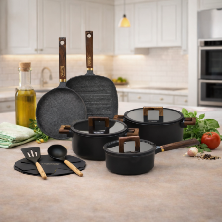 مجموعة طناجر من سلسلة Donnor Gilly  ‏DN-JL-13-1 المكونة من 13 قطعة