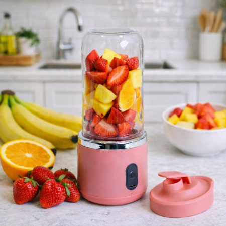 خلاط كهربائي محمول – شحن USB بتصميم عصري