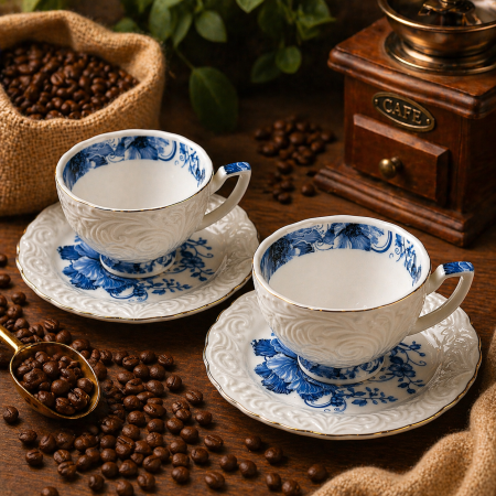 طقم 6 فناجين قهوة “ليالي البن” 6-5