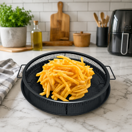 شبك مع صينية بطاطا دائري 30 سم