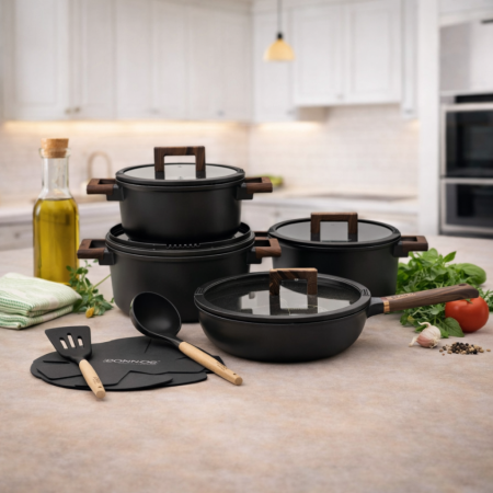 طقم طناجر Donnor Gilly DN-JL-13-2 – 13 قطعة