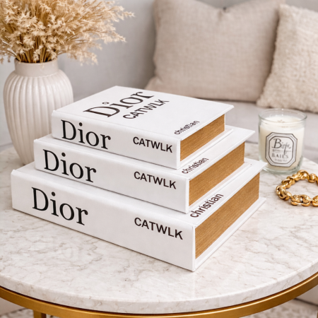 كتب ديكور فاخرة (ستايل Dior Catwalk)