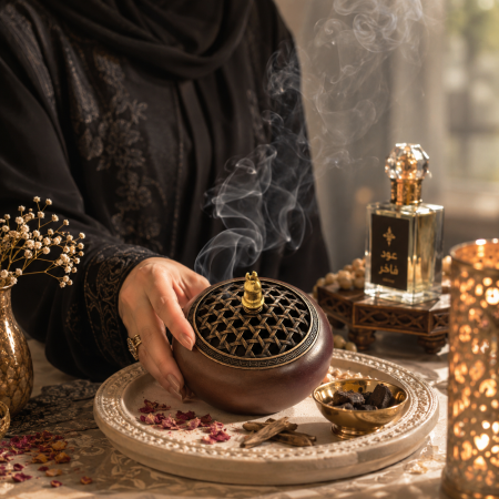 مبخرة ديكور فاخرة – لمسة من الأصالة والرقي