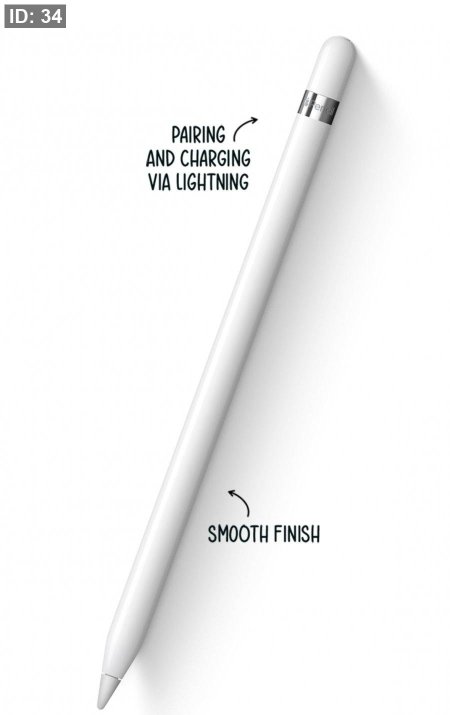 Apple Pencil 1st Generation With USB-C Adapter