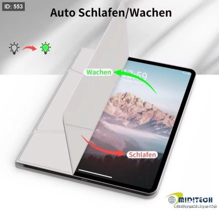 Multi-angle Tablet Case For Ipad Magnetic Removable Ultra Slim iPad Pro 12.9 2022 & ipad Air 13 2024