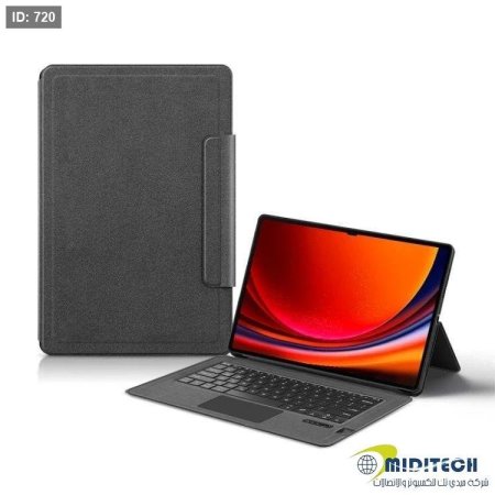 Samsung AI Book Cover Keyboard with Trackpad for Galaxy Tab S10 Ultra,S9 Ultra Black