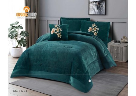 طقم لحاف فلانيل مفرد ونصف 5 قطع