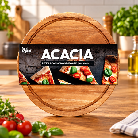 لوح تقطيع وتقديم للبيتزا موديل ACACIA