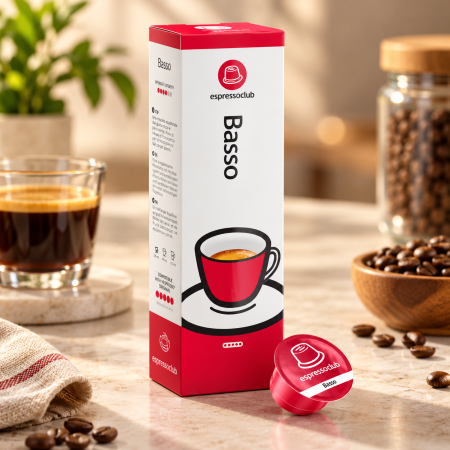 علبة كبسولات باسو Espresso Club Basso