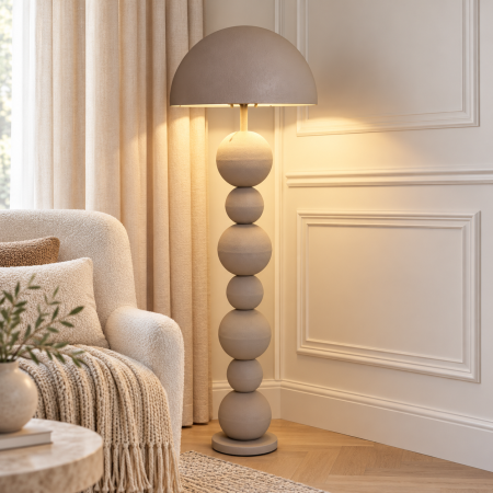ستاند لامب أرضي مودرن بتصميم كرات متراصة – ارتفاع 160 سم MN400-17