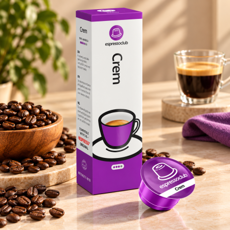 علبة كبسولات كريم Espresso Club Crem