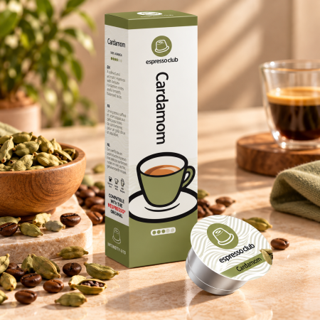 علبة كبسولات قهوة هيل Espresso Club Cardamom