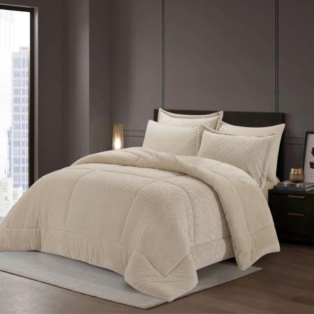 طقم لحاف غطاء سرير كينج سايز 6 قطع فروسكا بيج