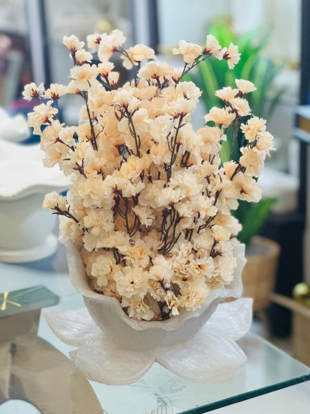 فازا ديكور شكل وردة ريزن