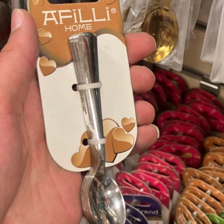 طقم 6 معالق ستانلس صغير