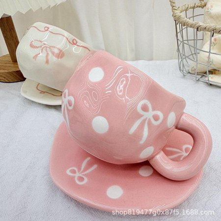 مج الببيونة + صحن سيراميك